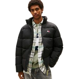 Tommy Jeans Men’s Vail Puffer Jacket with Stand Collar, Black (Black), S Tommy Jeans Men’s Vail Puffer Jacket with Stand Collar, Black (Black), S