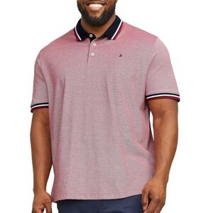 JACK & JONES Mens Jjepaulos Polo Noos Ps T-Shirt, Red, 4XL Plus UK JACK & JONES Mens Jjepaulos Polo Noos Ps T-Shirt, Red, 4XL Plus UK