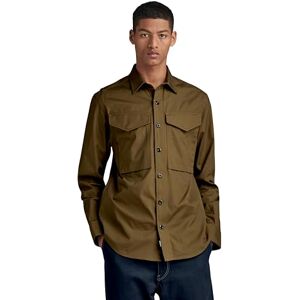 G-STAR Men's Cargo Regular Shirt, Green (dark olive D22971-D384-C744), L G-STAR Men's Cargo Regular Shirt, Green (dark olive D22971-D384-C744), L