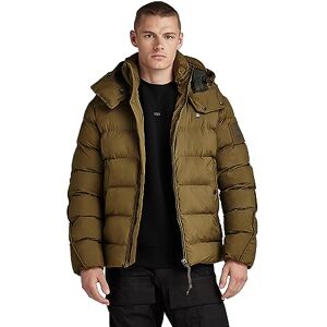 G-STAR Men's G-Whistler Padded Hooded Jacket, Green (dark olive D20100-D199-C744), S G-STAR Men's G-Whistler Padded Hooded Jacket, Green (dark olive D20100-D199-C744), S