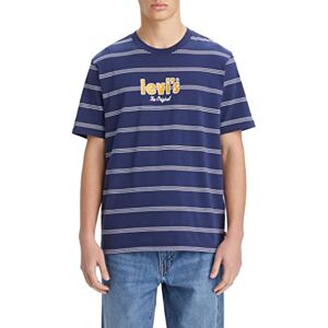 Levi's Men's Ss Relaxed Fit Tee T-Shirt, Tassel Naval Academy, M Levi's Men's Ss Relaxed Fit Tee T-Shirt, Tassel Naval Academy, M