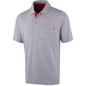 Lee LCTS011 Men's Classic Workwear Pique Collared Cotton Polo Shirt, Grey Marl, XXL Lee LCTS011 Men's Classic Workwear Pique Collared Cotton Polo Shirt, Grey Marl, XXL