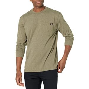 Dickies Men's Long Sleeve Heavyweight Crew Neck Work Utility T-Shirt, Military Green Heather, XL Dickies Men's Long Sleeve Heavyweight Crew Neck Work Utility T-Shirt, Military Green Heather, XL