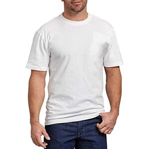 Dickies Men's Short Sleeve Heavyweight Crew Neck Work Utility T-Shirt, White, Large Dickies Men's Short Sleeve Heavyweight Crew Neck Work Utility T-Shirt, White, Large