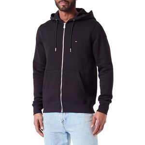 Tommy Hilfiger Men's CLASSIC FLAG ZIP THROUGH HOODY Black XS Tommy Hilfiger Men's CLASSIC FLAG ZIP THROUGH HOODY Black XS