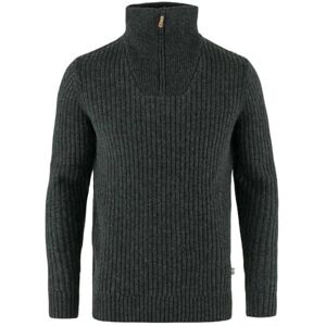 Fjällräven Fjallraven 86672-030 Övik Half Zip Knit M Sweatshirt Men's Dark Grey Size XXL Fjällräven Fjallraven 86672-030 Övik Half Zip Knit M Sweatshirt Men's Dark Grey Size XXL