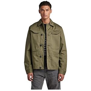 G-STAR Men's Worker Overshirt, Green (shadow olive D21445-C900-B230), L G-STAR Men's Worker Overshirt, Green (shadow olive D21445-C900-B230), L