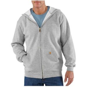 Carhartt Men's Loose Fit Midweight Full-Zip Sweatshirt, Heather Grey, XS Carhartt Men's Loose Fit Midweight Full-Zip Sweatshirt, Heather Grey, XS