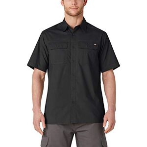 Dickies , Men's, Flex Ripstop SS Shirt Relaxed, Rinsed Black, L Dickies , Men's, Flex Ripstop SS Shirt Relaxed, Rinsed Black, L