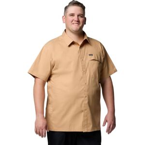 Columbia Men's Landroamer Twill Short Sleeve Shirt, Short Sleeve Shirt, Canoe, XXL Columbia Men's Landroamer Twill Short Sleeve Shirt, Short Sleeve Shirt, Canoe, XXL