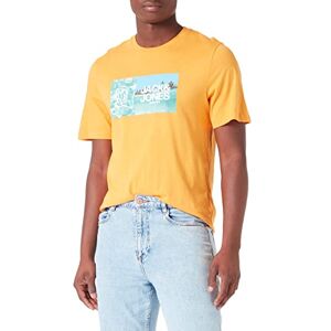 JACK & JONES Men's Jorbooster Tee Ss Crew Neck Drop 4 T-Shirt, Iceland Poppy, L JACK & JONES Men's Jorbooster Tee Ss Crew Neck Drop 4 T-Shirt, Iceland Poppy, L