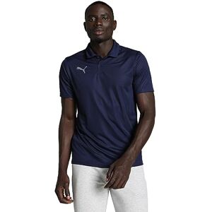 Puma Mens Teamliga Sideline Polo Shirt, Peacoat- White, 3XL EU Puma Mens Teamliga Sideline Polo Shirt, Peacoat- White, 3XL EU