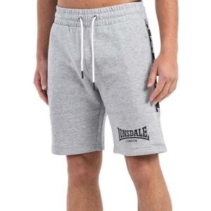 Lonsdale Men's Scarvell Shorts, Marl Grey/Black/White, S Lonsdale Men's Scarvell Shorts, Marl Grey/Black/White, S