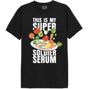 Marvel Men's T-Shirt, Black, L Marvel Men's T-Shirt, Black, L