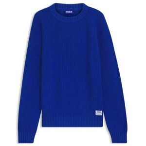 Hugo Boss Men's Sonnee Knitted Sweater, Open Blue, XXL Hugo Boss Men's Sonnee Knitted Sweater, Open Blue, XXL