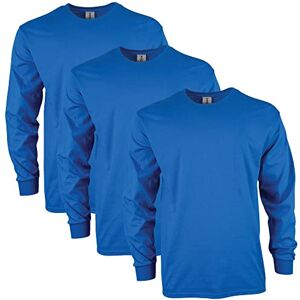Gildan Unisex's Ultra Cotton Long Sleeve T-Shirt, Style G2400, Multipack, Royal (3-Pack), 3XL (Pack of 3) Gildan Unisex's Ultra Cotton Long Sleeve T-Shirt, Style G2400, Multipack, Royal (3-Pack), 3XL (Pack of 3)