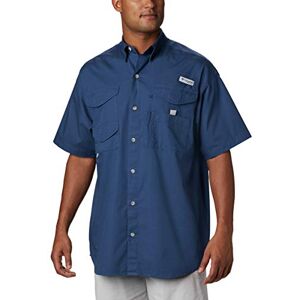 Columbia Men’s PFG Bonehead Short Sleeve Fishing Shirt, 100% Cotton, Carbon, 4X Columbia Men’s PFG Bonehead Short Sleeve Fishing Shirt, 100% Cotton, Carbon, 4X