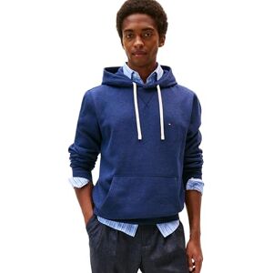 Tommy Hilfiger Men’s Seasonal Fleece Hoodie with Kangaroo Pocket, Blue (Heathered Blue), XXL Tommy Hilfiger Men’s Seasonal Fleece Hoodie with Kangaroo Pocket, Blue (Heathered Blue), XXL