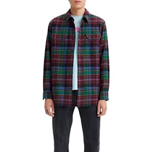 Levi's Men's Jackson Worker, Ferdinand Plaid Evergreen, S Levi's Men's Jackson Worker, Ferdinand Plaid Evergreen, S