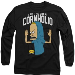 Beavis And Butthead Cornholio Mens Long Sleeve T Shirt, Black, S Beavis And Butthead Cornholio Mens Long Sleeve T Shirt, Black, S