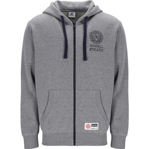 Russell Athletic A30402-CJ-090 ATH-ZIP THROUGH HOODY Sweatshirt Men's COLLEGIATE GREY MARL Size M Russell Athletic A30402-CJ-090 ATH-ZIP THROUGH HOODY Sweatshirt Men's COLLEGIATE GREY MARL Size M