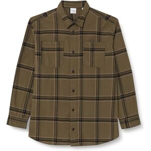 JACK & JONES JACK&JONES PLUS Men's Jcospace Logan Flannel Overshirt Ls Pls Casual Shirt, Black, XXXXX-Large JACK & JONES JACK&JONES PLUS Men's Jcospace Logan Flannel Overshirt Ls Pls Casual Shirt, Black, XXXXX-Large