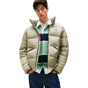 Tommy Jeans Men’s Vail Puffer Jacket with Stand Collar, Green (Utility Sage), L Tommy Jeans Men’s Vail Puffer Jacket with Stand Collar, Green (Utility Sage), L
