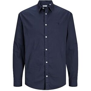 JACK & JONES Men's Jjepaulos Ls Sn Shirt Jeans, Blazer Navy, L JACK & JONES Men's Jjepaulos Ls Sn Shirt Jeans, Blazer Navy, L