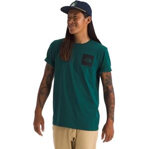 The North Face Men's S/S Fine T-Shirt, Deep Nori, S The North Face Men's S/S Fine T-Shirt, Deep Nori, S