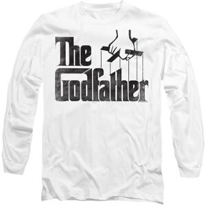 The Godfather Godfather Logo Unisex Adult Longsleeve T Shirt, White, M The Godfather Godfather Logo Unisex Adult Longsleeve T Shirt, White, M