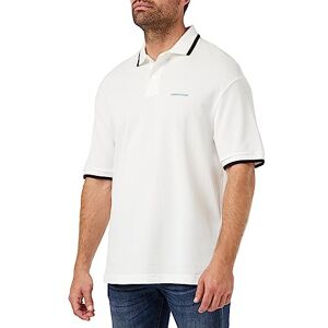 Armani Exchange Men's Embroidered Front, Back 91 Logo, Short Sleeves Polo Shirt, Weiß, L Armani Exchange Men's Embroidered Front, Back 91 Logo, Short Sleeves Polo Shirt, Weiß, L