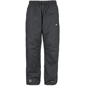 Trespass Mens Waterproof Trousers Windproof Breathable Purnell Black Trespass Mens Waterproof Trousers Windproof Breathable Purnell Black