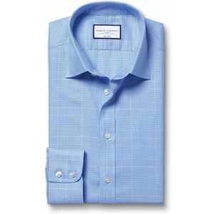 Charles Tyrwhitt Checked Shirts for Men Non Iron with 100% Cotton Twill Formal Dress Shirt for Work, Business & Weddings Charles Tyrwhitt Checked Shirts for Men Non Iron with 100% Cotton Twill Formal Dress Shirt for Work, Business & Weddings