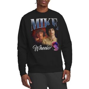 Stranger Things Mike Homage Unisex Sweatshirt, Black, Medium Stranger Things Mike Homage Unisex Sweatshirt, Black, Medium