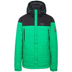 Trespass Hayes, Clover, M, Waterproof Ski Jacket with Removable Hood, Underarm Ventilation Zips, Audio Channel, Goggle Pocket, Removable Snow Catcher & Ski Pass Sleeve Pocket for Men, Green, Medium Trespass Hayes, Clover, M, Waterproof Ski Jacket with Removable Hood, Underarm Ventilation Zips, Audio Channel, Goggle Pocket, Removable Snow Catcher & Ski Pass Sleeve Pocket for Men, Green, Medium