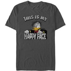 Disney mensDSSC032MSC3P1XX Men's Donald Duck T-Shirt Crew Neck Short Sleeve T-Shirt Gray XXL Disney mensDSSC032MSC3P1XX Men's Donald Duck T-Shirt Crew Neck Short Sleeve T-Shirt Gray XXL