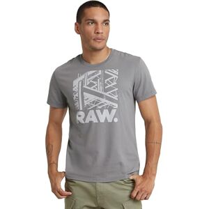 G-STAR RAW G-Star Men's RAW. Construction T-Shirt, Grey (correct winter grey D24685-C506-1326), S G-STAR RAW G-Star Men's RAW. Construction T-Shirt, Grey (correct winter grey D24685-C506-1326), S