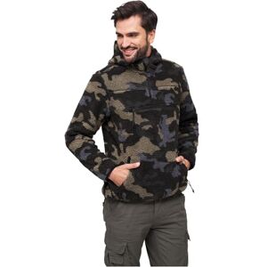 Brandit Teddyfleece Worker Pullover, color: darkcamo, size: 7XL Brandit Teddyfleece Worker Pullover, color: darkcamo, size: 7XL