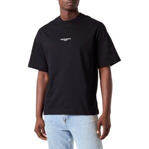 JACK & JONES Men's Jorsantorini Tee Ss Crew Neck T-Shirt, Black, M JACK & JONES Men's Jorsantorini Tee Ss Crew Neck T-Shirt, Black, M