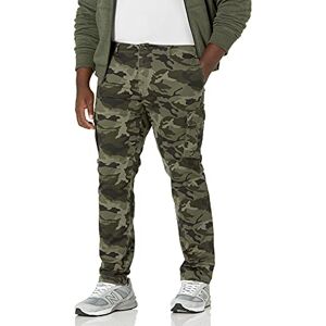 Amazon Essentials Men's Straight-Fit Stretch Cargo Trouser (Available in Big & Tall), Green Camo, 40W / 28L Amazon Essentials Men's Straight-Fit Stretch Cargo Trouser (Available in Big & Tall), Green Camo, 40W / 28L