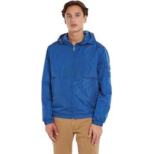 Tommy Hilfiger Men's Hooded Jacket for Transition Weather, Blue (Ultra Blue), L Tommy Hilfiger Men's Hooded Jacket for Transition Weather, Blue (Ultra Blue), L