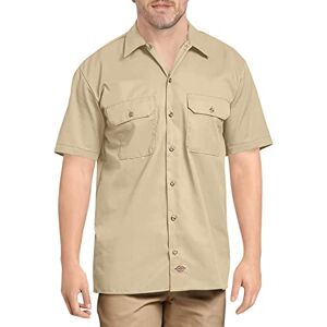 Dickies Men's Short-Sleeve Work Shirt Button, Desert Sand V1, 4XL Big Dickies Men's Short-Sleeve Work Shirt Button, Desert Sand V1, 4XL Big
