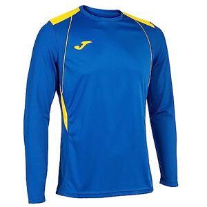 Joma Men's Championship VII Long Sleeve T-Shirt, Royal Blue Yellow, 3XL Joma Men's Championship VII Long Sleeve T-Shirt, Royal Blue Yellow, 3XL