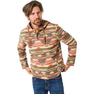 Joe Browns Men's Aztec Pattern Wonderful Woven Hoodie Polo Shirt, Multi, S Joe Browns Men's Aztec Pattern Wonderful Woven Hoodie Polo Shirt, Multi, S