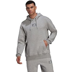 adidas HK2830 M FV HD Sweatshirt Men's medium grey heather Size M adidas HK2830 M FV HD Sweatshirt Men's medium grey heather Size M