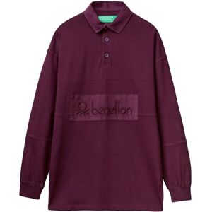 United Colors of Benetton Men's Maglia Polo M/L 3g9wu3020 Shirt, Purple, 3XL United Colors of Benetton Men's Maglia Polo M/L 3g9wu3020 Shirt, Purple, 3XL