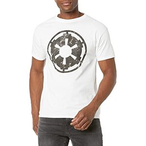 Star Wars Men's Empire Emblem T-Shirt, White, XXL Star Wars Men's Empire Emblem T-Shirt, White, XXL