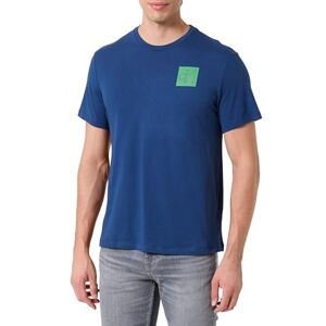 Calvin Klein Men's Short Sleeve Gradient Monogram Logo Cotton T-Shirt, Blue (Blue Jean), M Calvin Klein Men's Short Sleeve Gradient Monogram Logo Cotton T-Shirt, Blue (Blue Jean), M