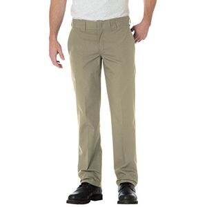 Dickies Men's Flex Work Pant Slim Straight Fit, Desert Sand V1, 34W / 34L Dickies Men's Flex Work Pant Slim Straight Fit, Desert Sand V1, 34W / 34L