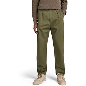 G-STAR Men's Unisex Pleated Chino Relaxed Pants, Green (shadow olive D20147-C900-B230), 28W / 30L G-STAR Men's Unisex Pleated Chino Relaxed Pants, Green (shadow olive D20147-C900-B230), 28W / 30L